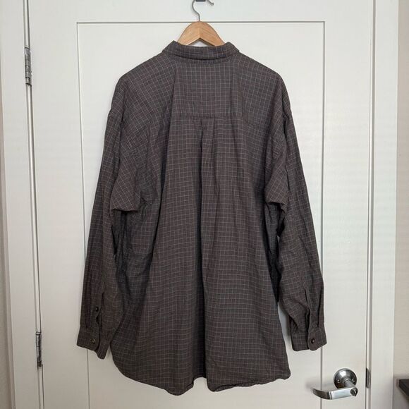 Vtg Patagonia Shirt Mens Sz XXL Brown Button Up Organic Cotton Casual Outdoor - Picture 6 of 11